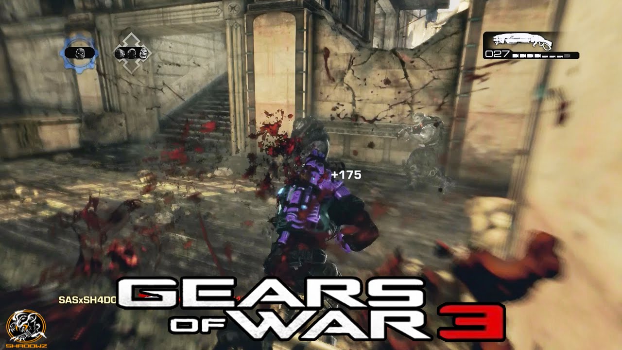 Gears of War 3 1v7 Clutch on Aftermath by SASxSH4DOWZ YouTube