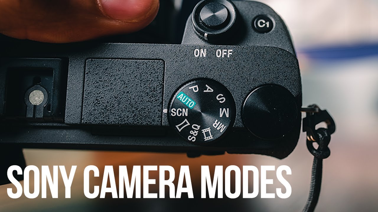 Sony Camera Basics!  Understanding Your Camera Dial 