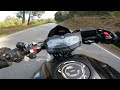 MT07 pushed to the limit and trying to chase Suzuki GSXR