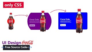 COCA COLA Ads Reveal Effects on Hover HTML CSS || web-design @rayen-code