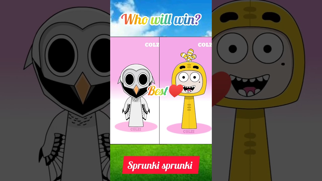 who is today's winner Sprunki OC The Owl phase4 Vs Sprunki The Toy who wil prevail?❣️🤣