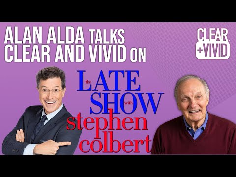 Alan Alda Talks Clear and Vivid on The Late Show With Stephen Colbert