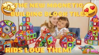 Hello Moshi - Magnetic Building Blocks Tiles - Best Toys For Kids