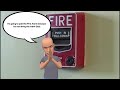 Classic Caillou Pulls The Fire Alarm Grounded 