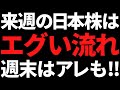 来週の日本株はヤバいな!決算予定も濃すぎるし週末はついにアレも