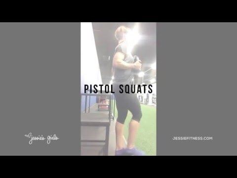 Jessie's Girls Training Programs: Pistol Squats