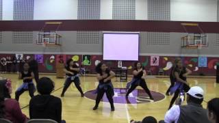 LHS - Harmon's Black History month Program-Diva Steppers & SFC Community Step Team