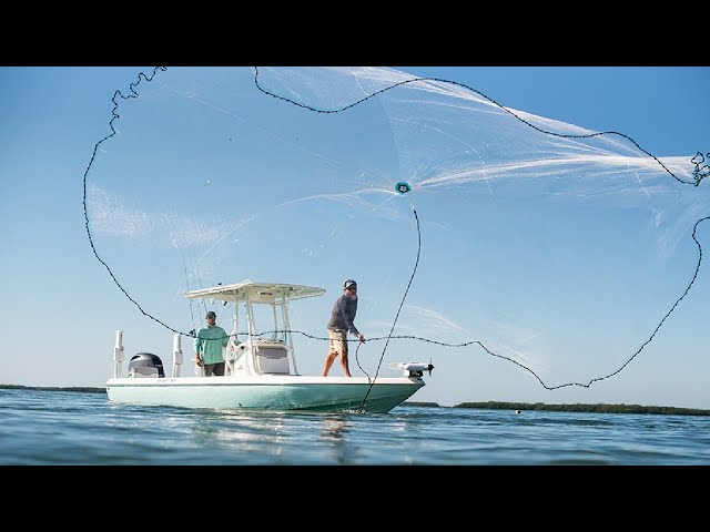 Amazing Satisfying Cast Net Fishing Video Catch Big Fish