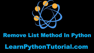Python Tutorial: Remove List Method in Python #97