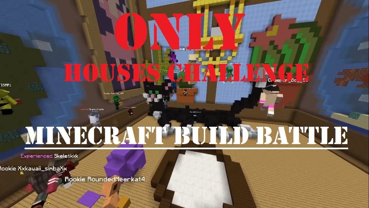 ONLY HOUSES CHALLENGE Minecraft Build Battle | Minecraft MOD - YouTube