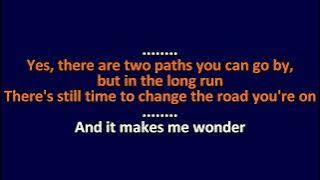 Download lagu Led Zeppelin - Stairway to Heaven - Karaoke Instrumental Lyrics - ObsKure