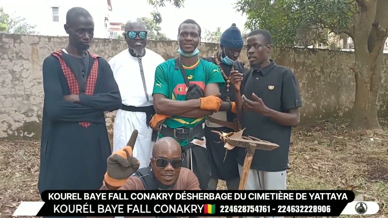 🚨KOUREL BAYE FALL CONAKRY DÉSHERBAGE DU CIMETIÈRE DE YATTAYA🇬🇳