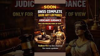 BNSS lectures only for preliminary exam #bpsc #biharapo #biharjudiciary #exampreparation #prelims
