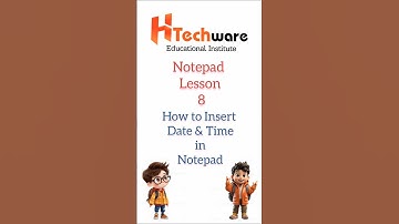 Add or insert date and time in notepad | shortcut key to add date and time in notepad #shorts #tech