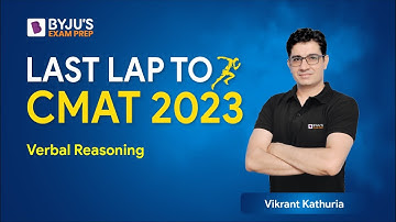 CMAT Crash Course | Verbal Reasoning for CMAT | Last Lap to CMAT 2023 | BYJU
