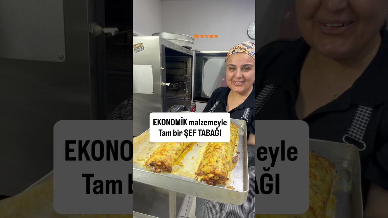 PATATESLI TAVUK RULO ekonomik malzemeyle tam bir ŞEF TABAĞI 👌
