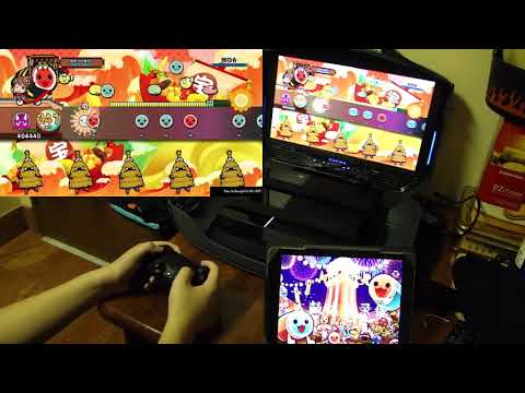 【中国人】PS4太鼓の達人　明日も 　フルコンボ(手元・画面にキャプチャ)
