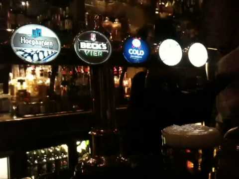 Amy Winehouse serving drinks at the Hawley Arms Camden 10 November 2010