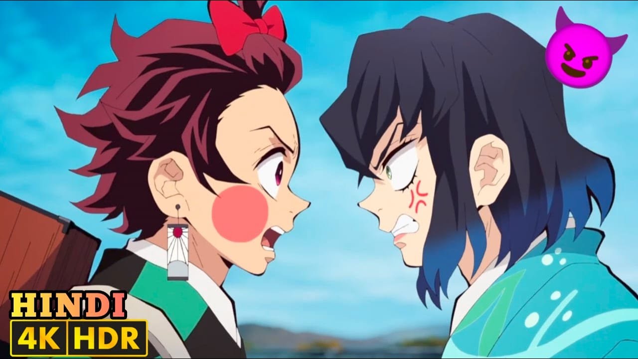 Tanjiro Zenitsu inosuke funny Scenes 😅| Demon Slayer funny moments in hindi dubbed || Singham Ai 