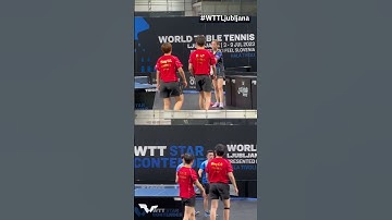 Wang/Sun will face Liang/Qian in the Mixed Doubles finals 👏 #WTTLjubljana