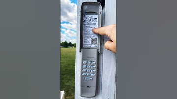 How to set up code for Chamberlain keyless pad?