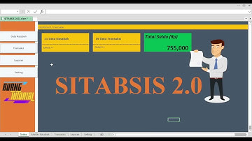 Sistem Tabungan Sekolah menggunakan microsoft Excel | excel VBA