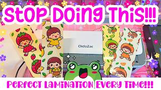 Your Bookmarks Keep Bubbling Here’s Why! 👀 The Secret to Perfectly Laminated Bookmarks!
