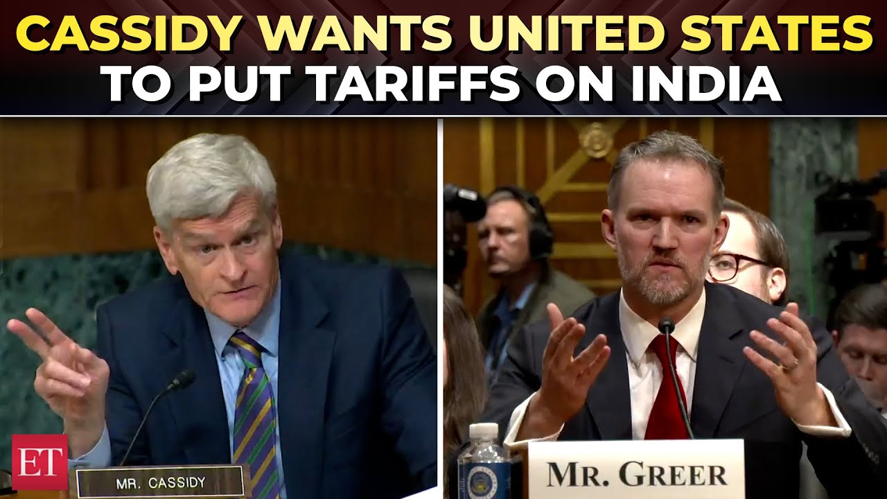 'Will you slap a tariff on India for…': Cassidy grills Trump's USTR Nominee Greer at Senate hearing