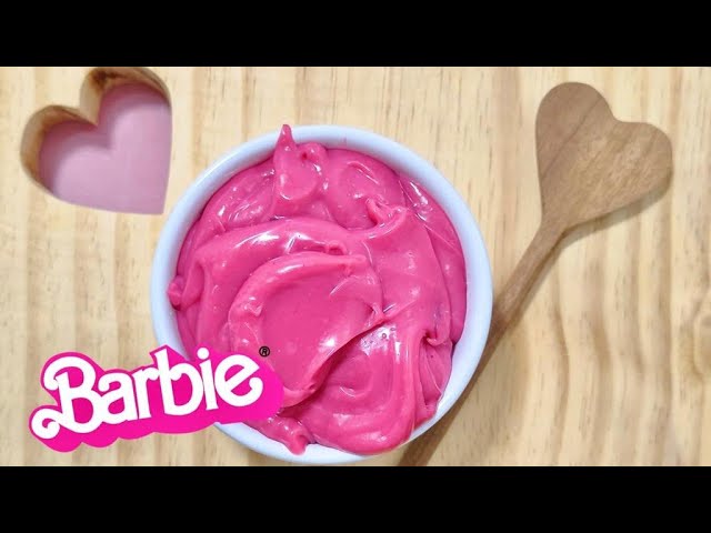 Bolo de coração rosa da Barbie! 💖