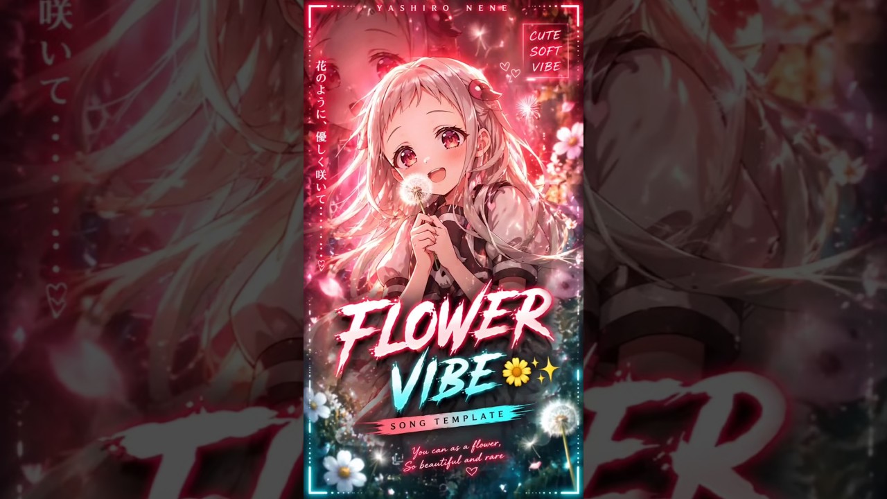 Soft Flower Vibe Yashiro Nene 🌼✨ Cute Song Template