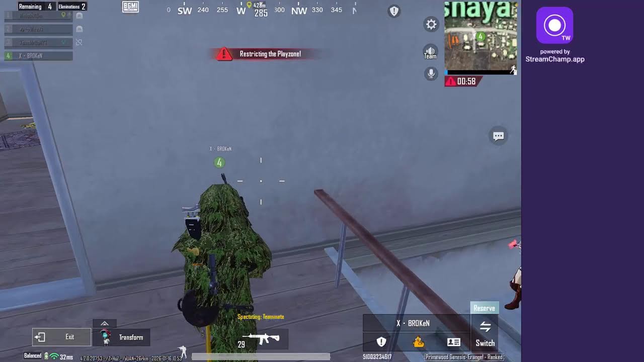 New update 4.2.  2026 Bgmi pubg gameplay live streaming