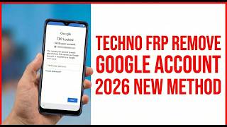 Tecno Frp | Google lock unlock | android 8 to 15 Latest