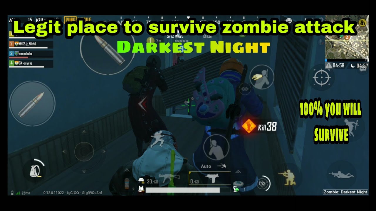 *New* LEGIT PLACES TO SURVIVE FROM ZOMBIES IN EVOGROUND DARKEST NIGHT NIGHT MODE