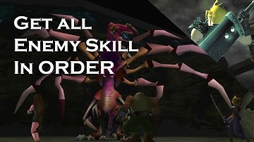 How to Get All Enemy Skill in Order in Final Fantasy 7