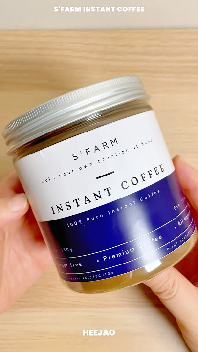 S’Farm Instant Coffee Tanpa Ampas ☕️