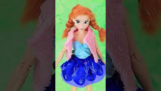 Turn Anna Into a Cutie / Frozen Dolls DIY #shorts