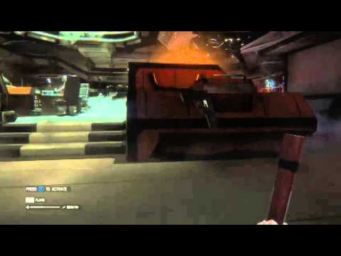Alien: Isolation GLITCH Magic floating Gun - YouTube