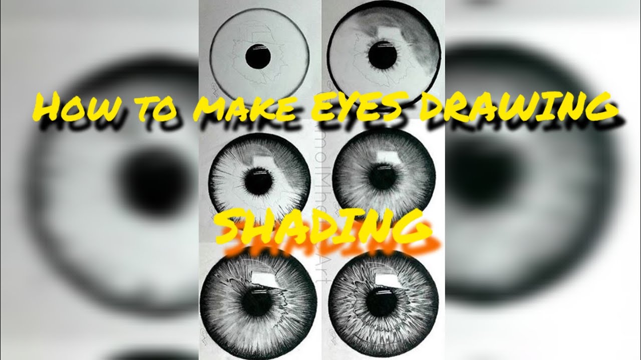 HOW TO MAKE EYES DRAWING WITH SHADING FOR KIDS ||| DEBOJIT ART🎨 - YouTube