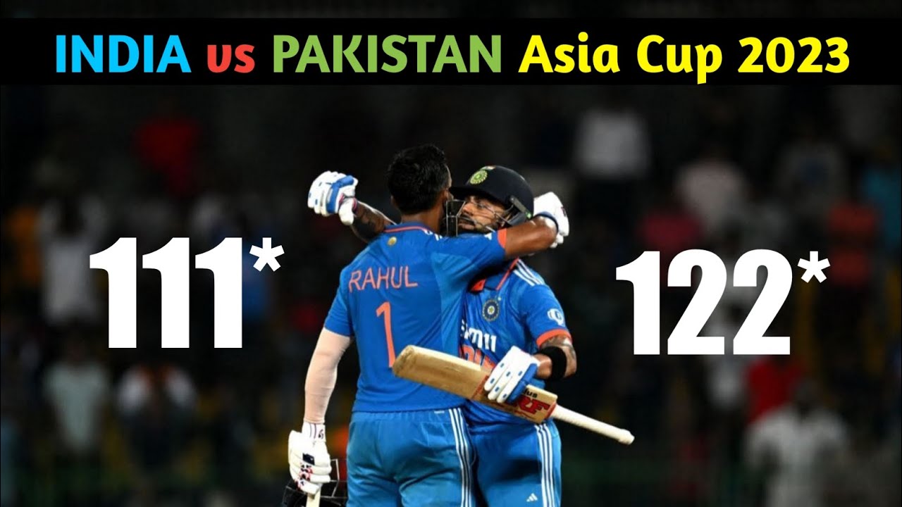 INDIA vs PAKISTAN Asia Cup 2023 || IND won by 228 runs || Virat Kohli ...