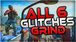 Black Ops 4: ALL THE BEST WORKING GLITCHES & SPOTS ON "GRIND" - BEST WORKING GLITCHES !