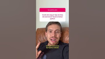 Lista de exercício de Python | #shorts