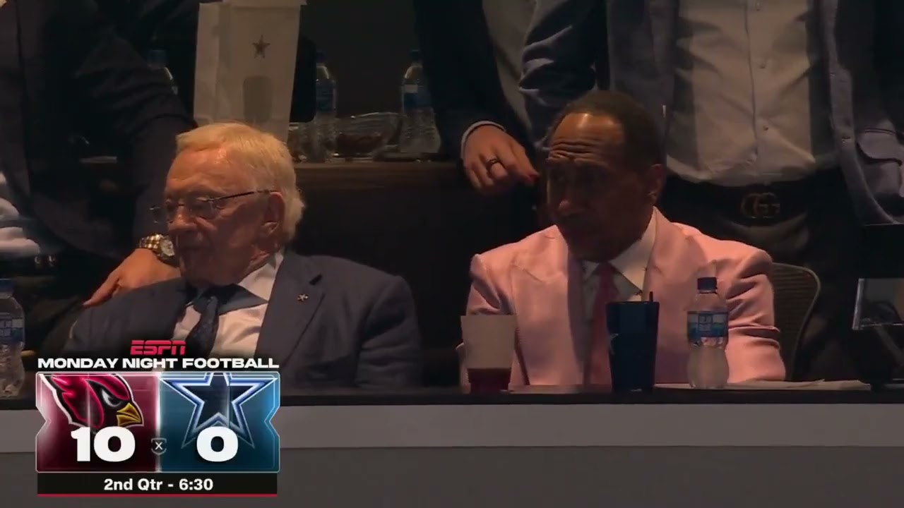 Jerry Jones and Stephen A. Smith Watch Cowboys Game Together