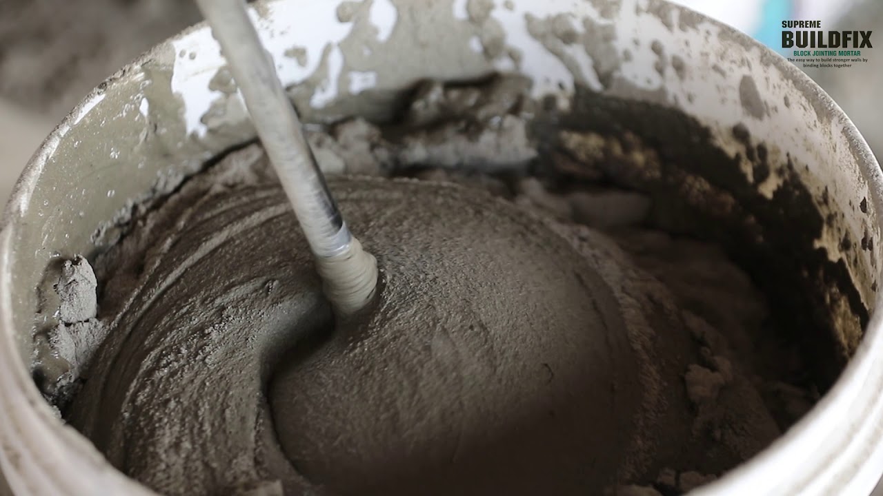 SUPREME BUILDFIX Block Jointing Mortar Adhesive | How to use.