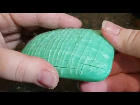 HOW TO MAKE SOAP CUBES FOR ASMR |UPDATED| Making and Cutting Cubes