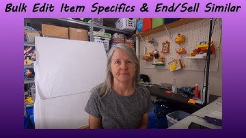 eBay Listings: How I Edit Item Specifics And End/Sell Similar