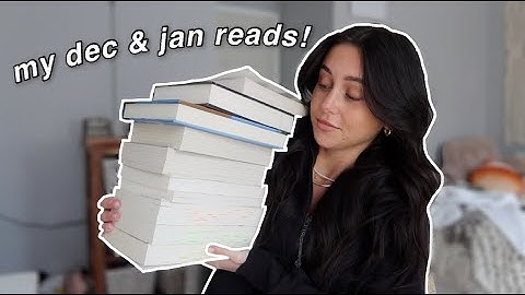all the books i read in january & december! | reading wrap up