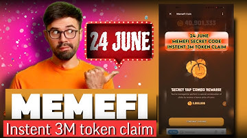 Memefi Secret Code | 24 June | #memefi #secretcode #shorts