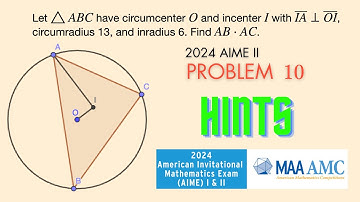 Pause and Solve: 2024 AIME II Problem 10 with hints.