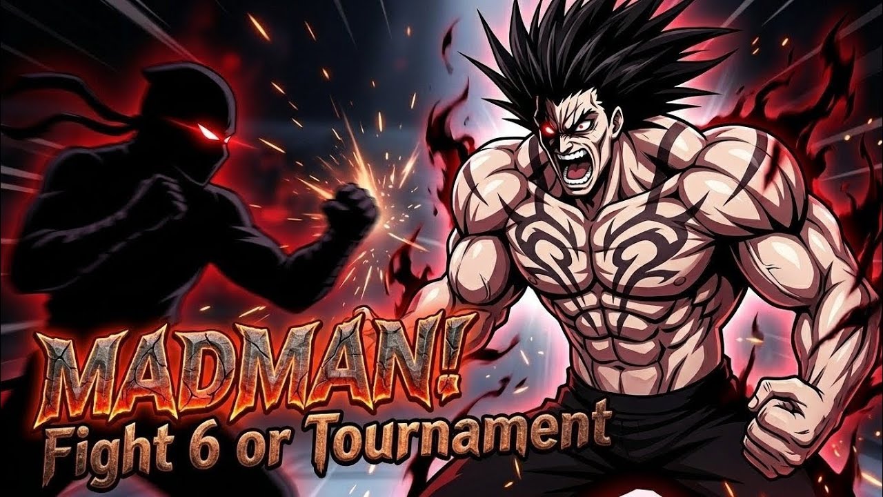 MADMAN Goes Crazy 😱 | Shadow Fight 2 Tournament Fight 6 - YouTube