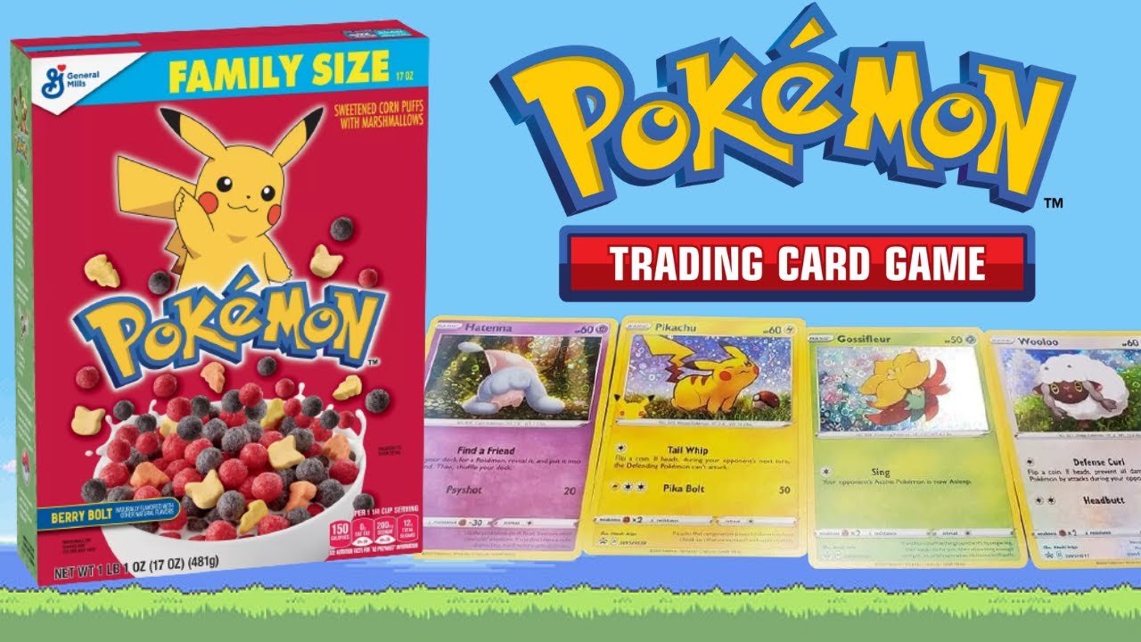 POKEMON *Cereal*! Free Pokémon Cards In General Mills Cereal: Pokémon 25th  Anniversary - YouTube